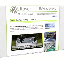 MG-Rover Mobile Mechanics website